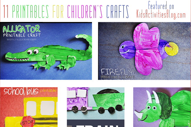 11 Amazing {and FREE} Printables for Kids Kids Activities Blog