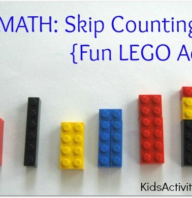 LEGO Math: Skip Counting {Fun LEGO Activity for Kids}