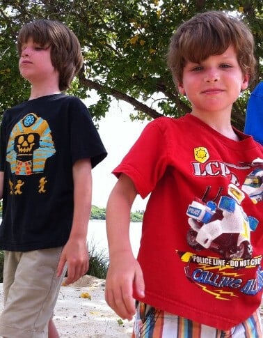 living the good life with three boys
