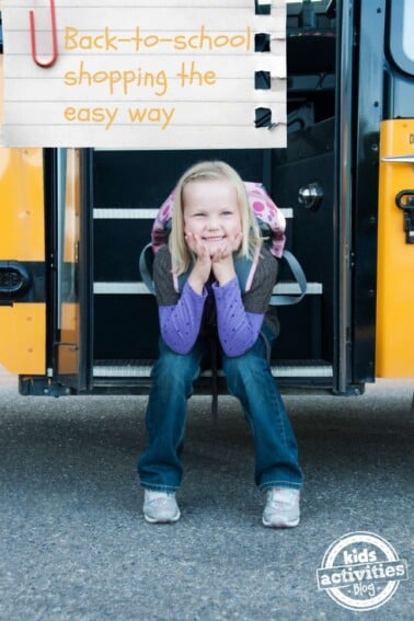 Back to School shopping the easy way from Kids Activities Blog