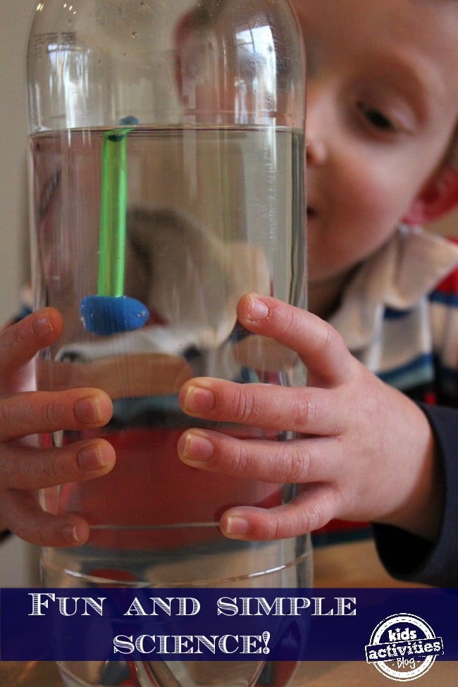 Water Bottle Air Pressure Experiment for Kids - fun and simple science