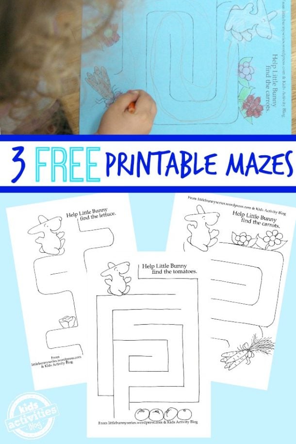 3 Super Easy Printable Mazes Perfect for Toddlers & Preschoolers | Kids ...