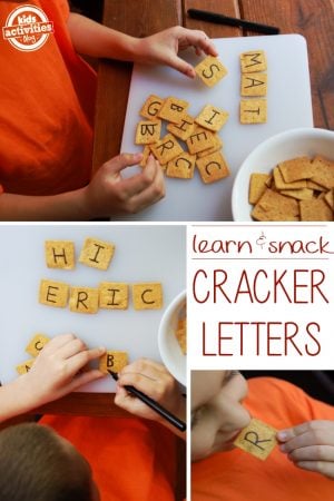 DIY Alphabet Crackers