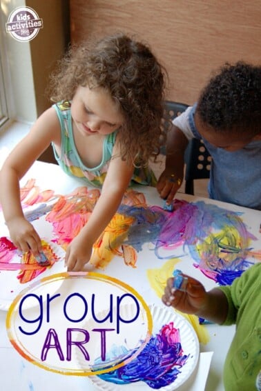 group art project with kids