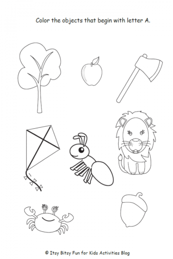 fun letter a worksheets printable preschool pack kids activities blog