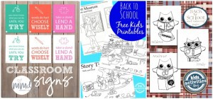 37 Free School Themed Printables to Brighten the Day | Kids Activities Blog