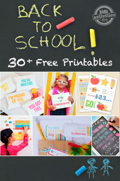 37 Free School Themed Printables to Brighten the Day | Kids Activities Blog