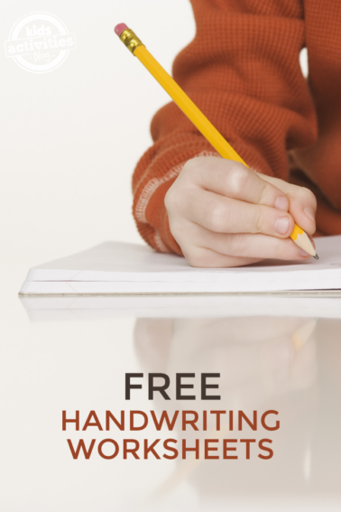 10+ Free Writing Worksheets | Kids Activities Blog