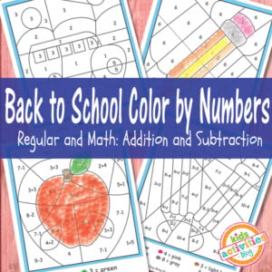 Free Printable Color by Numbers Worksheets | Kids Activities Blog