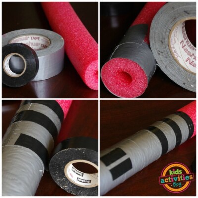 Easy & Fun DIY Pool Noodle Lightsabers | Kids Activities Blog