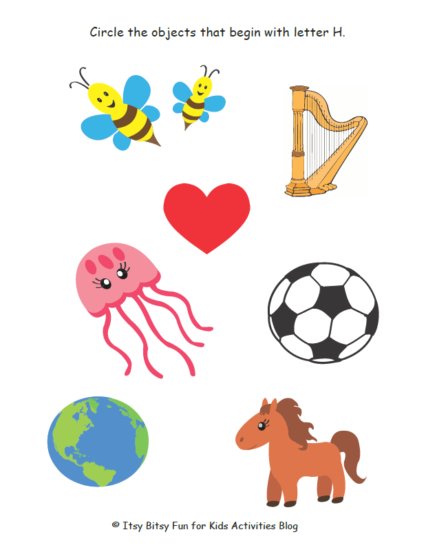 Letter H Worksheets Free Kids Printables | Kids Activities Blog