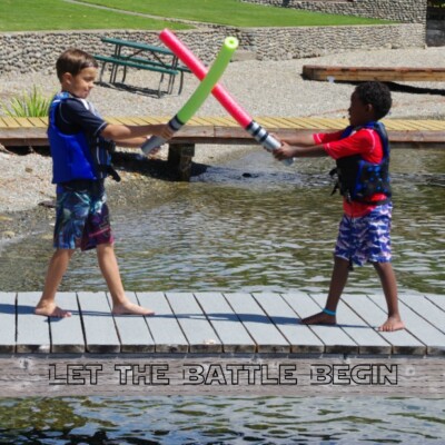 Easy & Fun DIY Pool Noodle Lightsabers | Kids Activities Blog