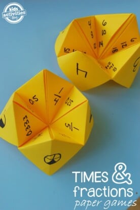 Fortune Teller Math Games for Kids to Practice Math Skills | Kids ...