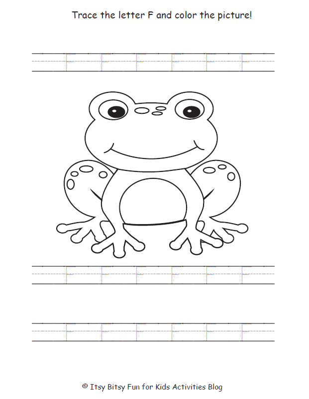 Fun Letter F Worksheets Printable Preschool Pack | Kids Activities Blog