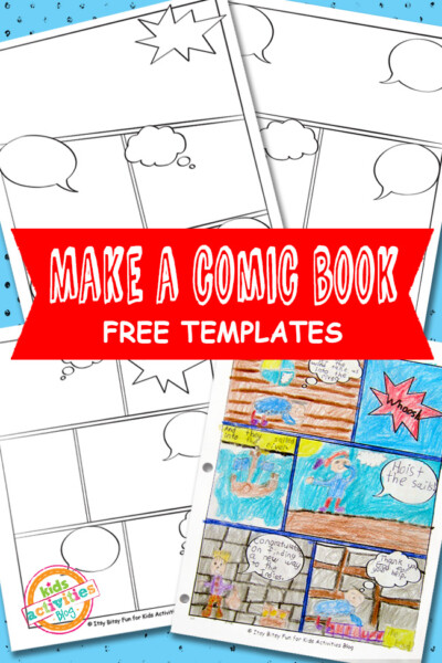 Comic Book Templates Free Kids Printable | Kids Activities Blog