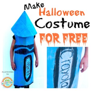 DIY Crayon Costume From Cardboard | Kids Activities Blog