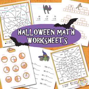 K-4th Grade Fun & Free Printable Halloween Math Worksheets | Kids ...