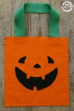 Felt Jack O'Lantern Bag Craft: Easy Sewing Project | Kids Activities Blog