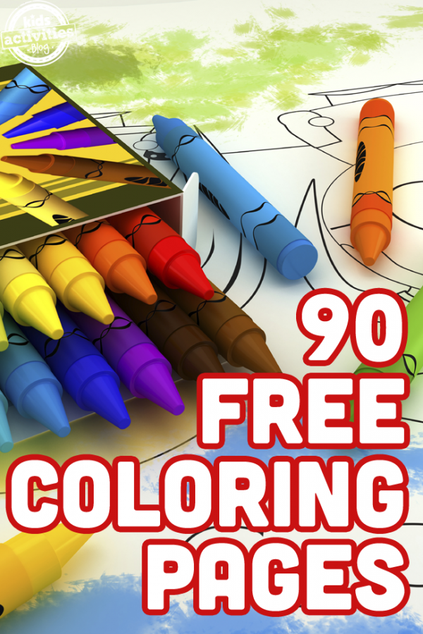 90 Free Coloring Pages for Kids Kids Activities Blog