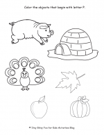 Free Letter P Worksheets For Preschool &amp; Kindergarten | Kids Activities ...