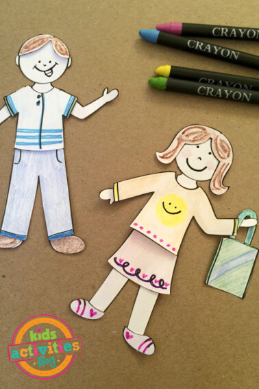 How to Make Paper Dolls ! - Kids Activities Blog
