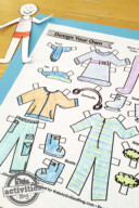 Design Your Own Winter Paper Doll Set Kids Printable | Kids Activities Blog