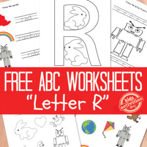 Free Letter R Worksheets For Preschool &amp; Kindergarten | Kids Activities ...