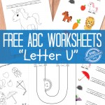 Free Letter U Worksheets For Preschool &amp; Kindergarten | Kids Activities ...