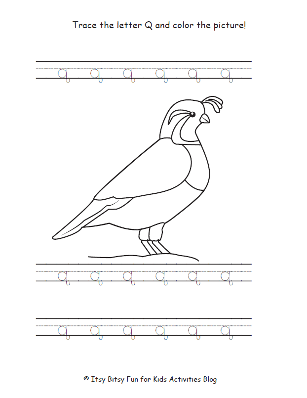 Letter Q Worksheets Free Kids Printable | Kids Activities Blog