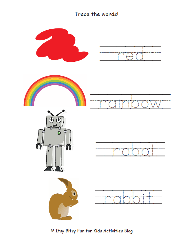 Letter R Worksheets Free Kids Printable | Kids Activities Blog