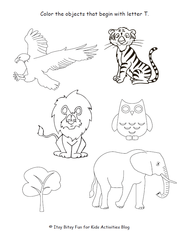 Letter T Worksheets Free Kids Printable | Kids Activities Blog