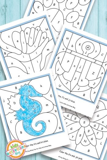 100+ Free Color by Number Printable Worksheet Sets for Kids | Kids