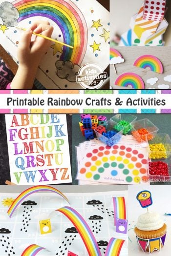 18+ Cute Rainbow Printable Crafts For Kids | Kids Activities Blog