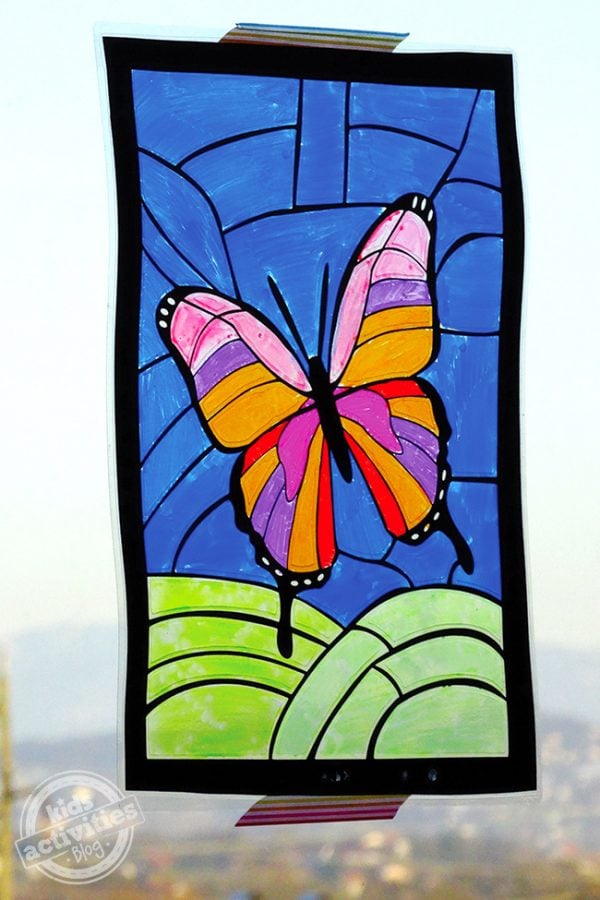 Stained Glass Butterfly Art Kids Activities Blog