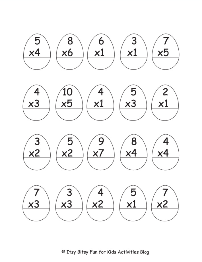 Free Printable Easter Addition And Subtraction Multiplication And 