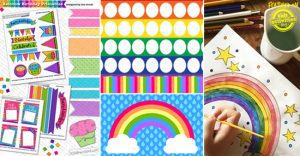 18+ Cute Rainbow Printable Crafts For Kids | Kids Activities Blog
