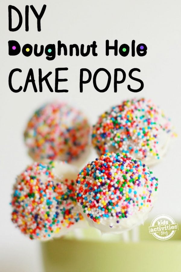 DIY Quick, Easy & Yummy Donut Hole Cake Pops Kids Activities Blog