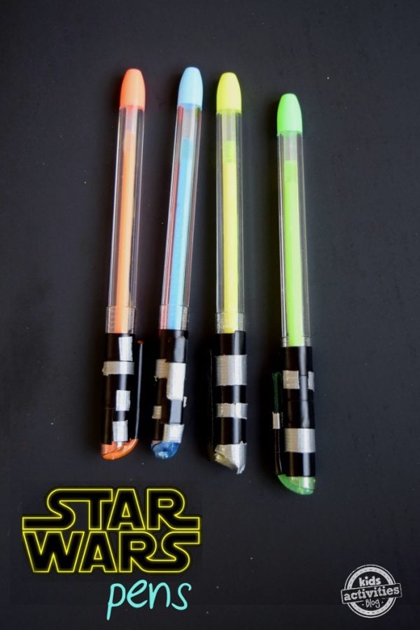 How to Make Star Wars Lightsaber Pens Kids Activities Blog