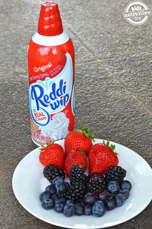 reddi-wip with berries