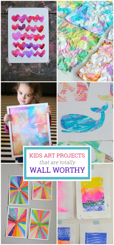 21 Kids Art Projects That Are Wall Worthy Kids Activities Blog