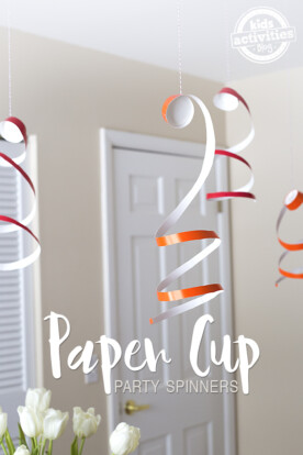 Paper Cup Party Spinners Kids Activities Blog