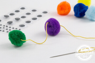 Easy Pom Pom Caterpillar Craft for Kids | Kids Activities Blog