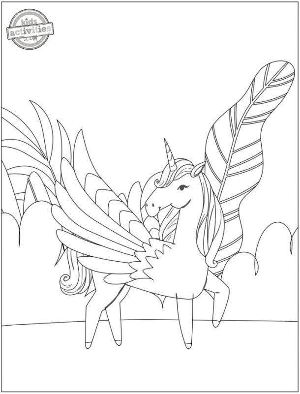 Magical Unicorn Coloring Pages for Kids Kids Activities Blog