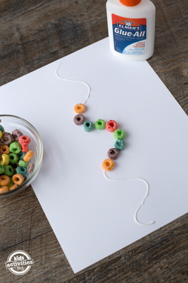 RAINBOW Cereal Art Project Idea Kids Will Love This Spring!