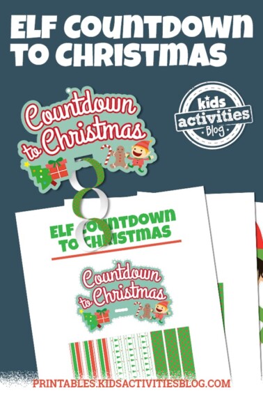 Elf on the Shelf Countdown to Christmas Paper Chain Idea | Kids ...