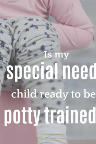 Potty Train Special Needs Girl On Potty