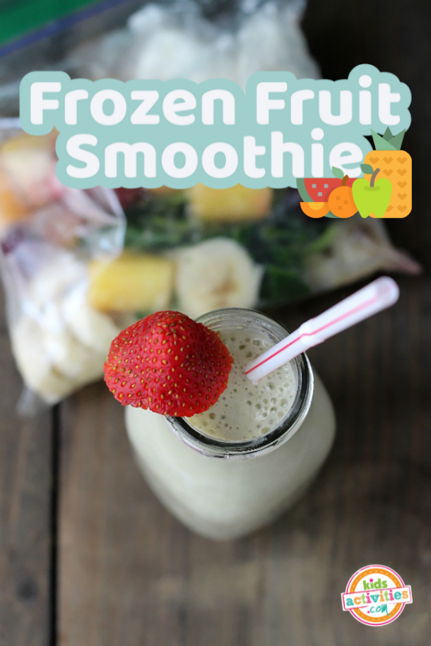 Frozen Fruit Smoothie To Make With Your Children