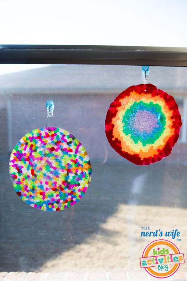 How to Make a Melted Bead Suncatcher On The Grill | Kids Activities Blog