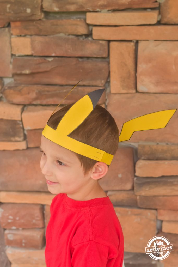 Pokemon Hat Easy DIY Pikachu Craft Kids Activities Blog