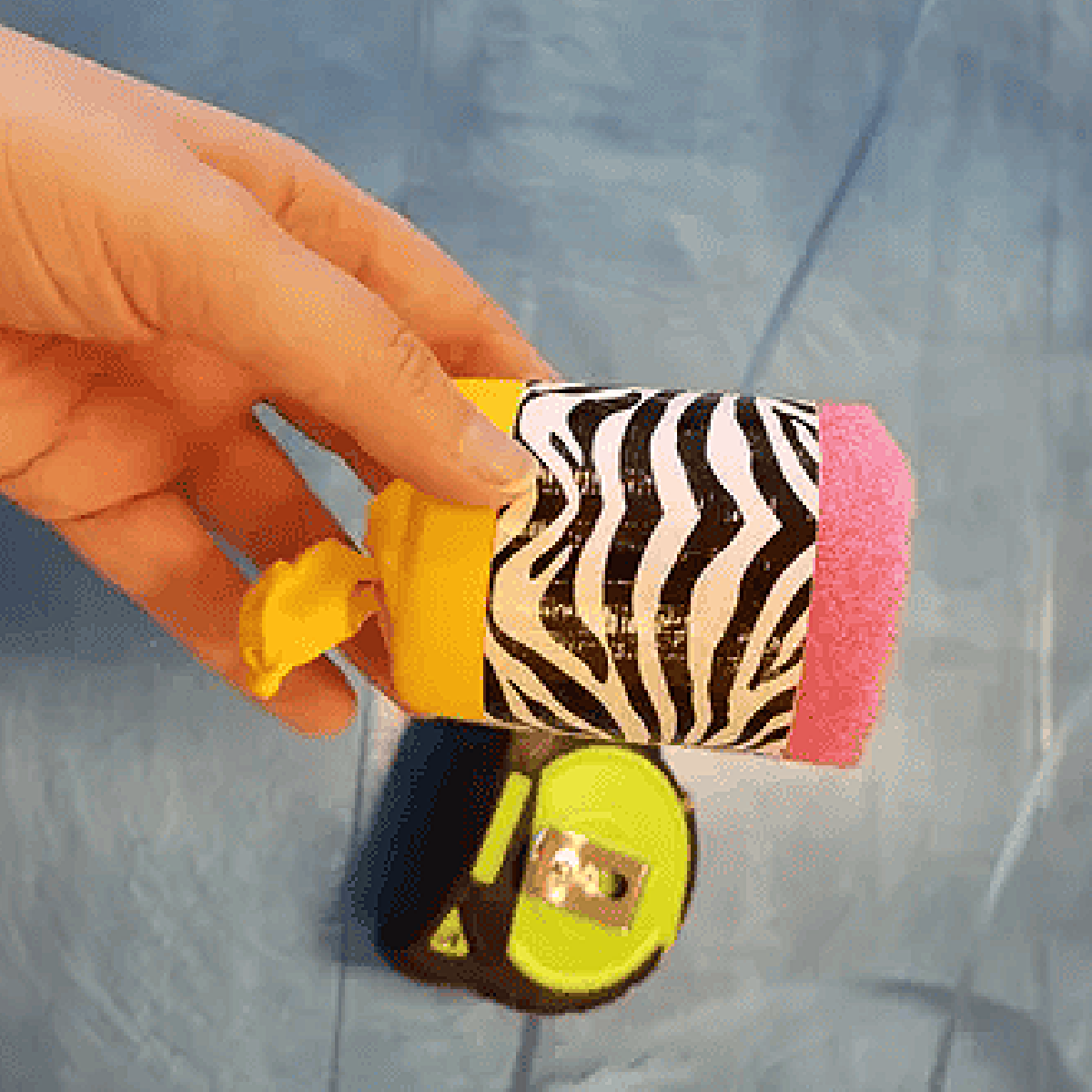 Pool Noodle Activities- shooter with tape and balloon - Kids Activities Blog